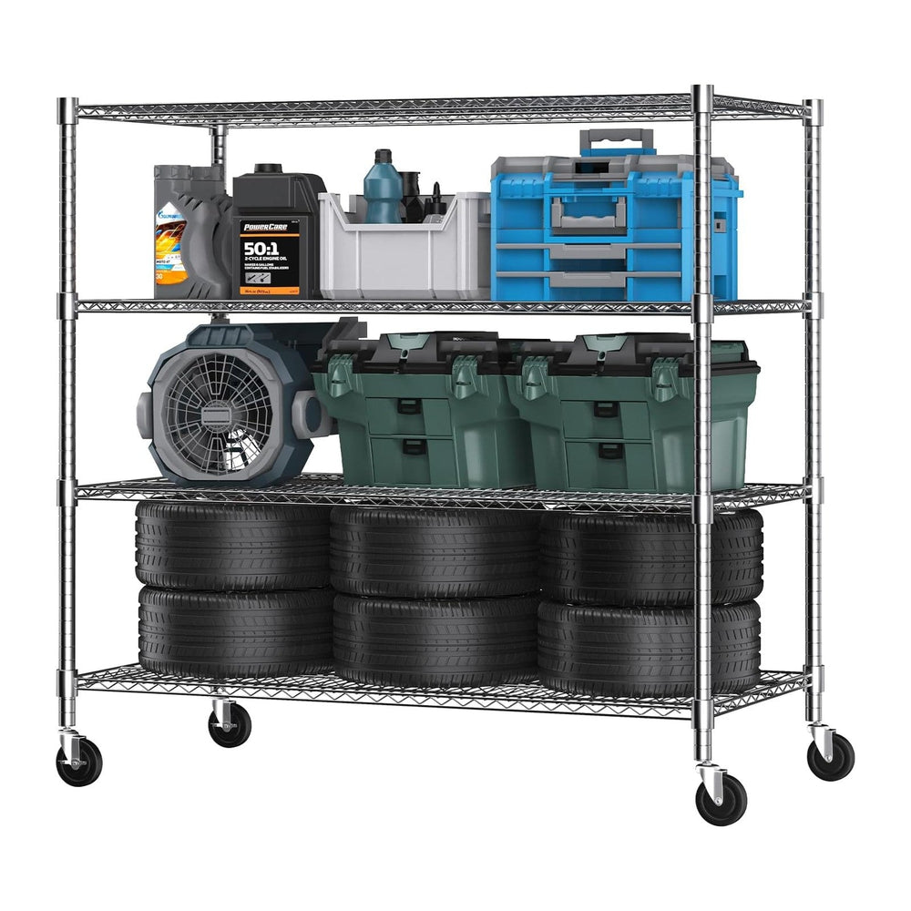 Himimi 4 Tier Wire Shelving