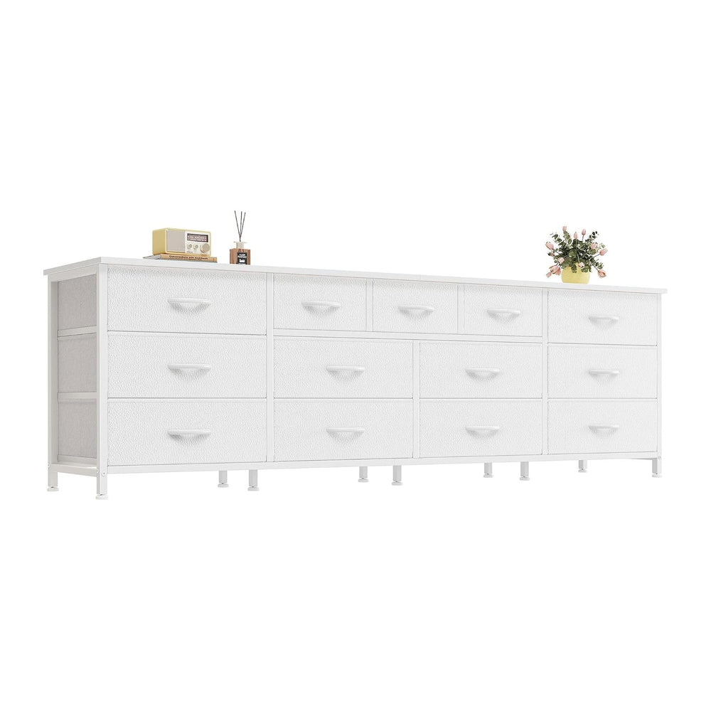 Huuger 70 Inch Long Dresser for Bedroom, TV Stand for 65, 75, 80 Inch TV