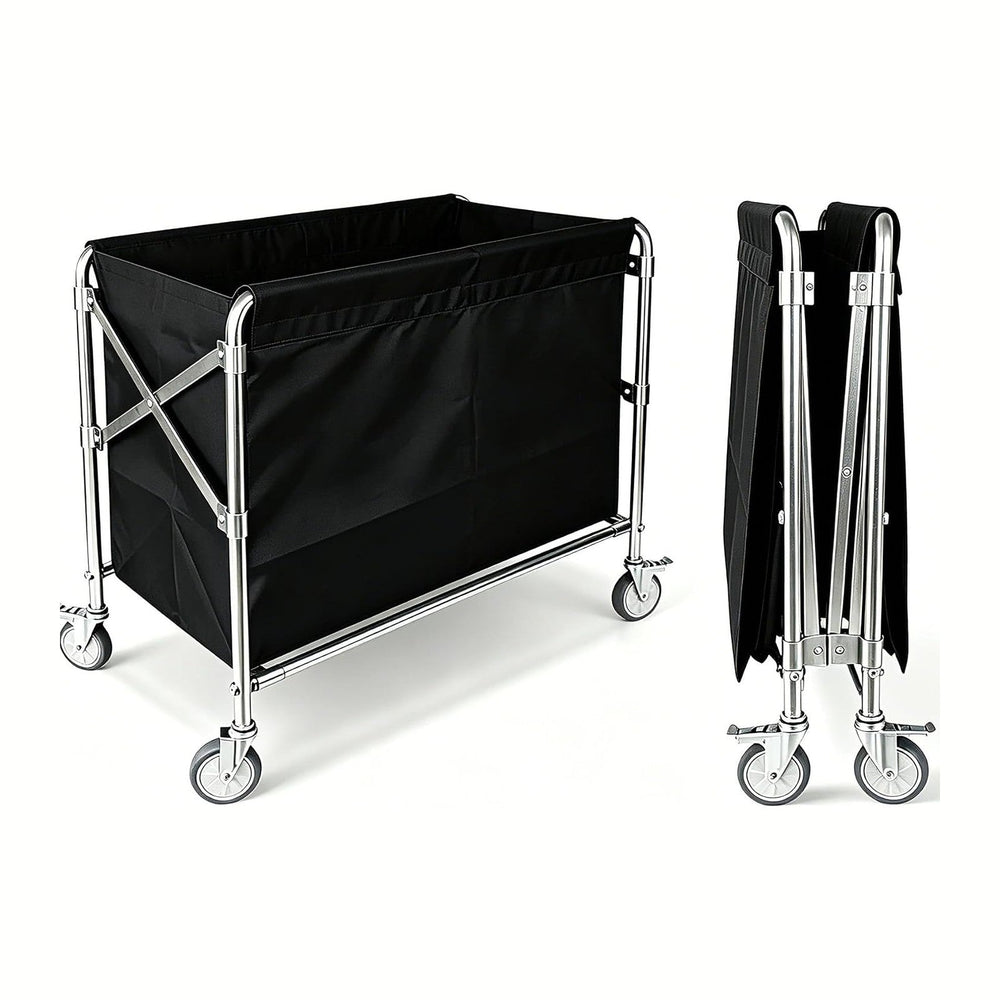 Industrial Collapsible Laundry Cart with Wheel 12 Bushel (400l)