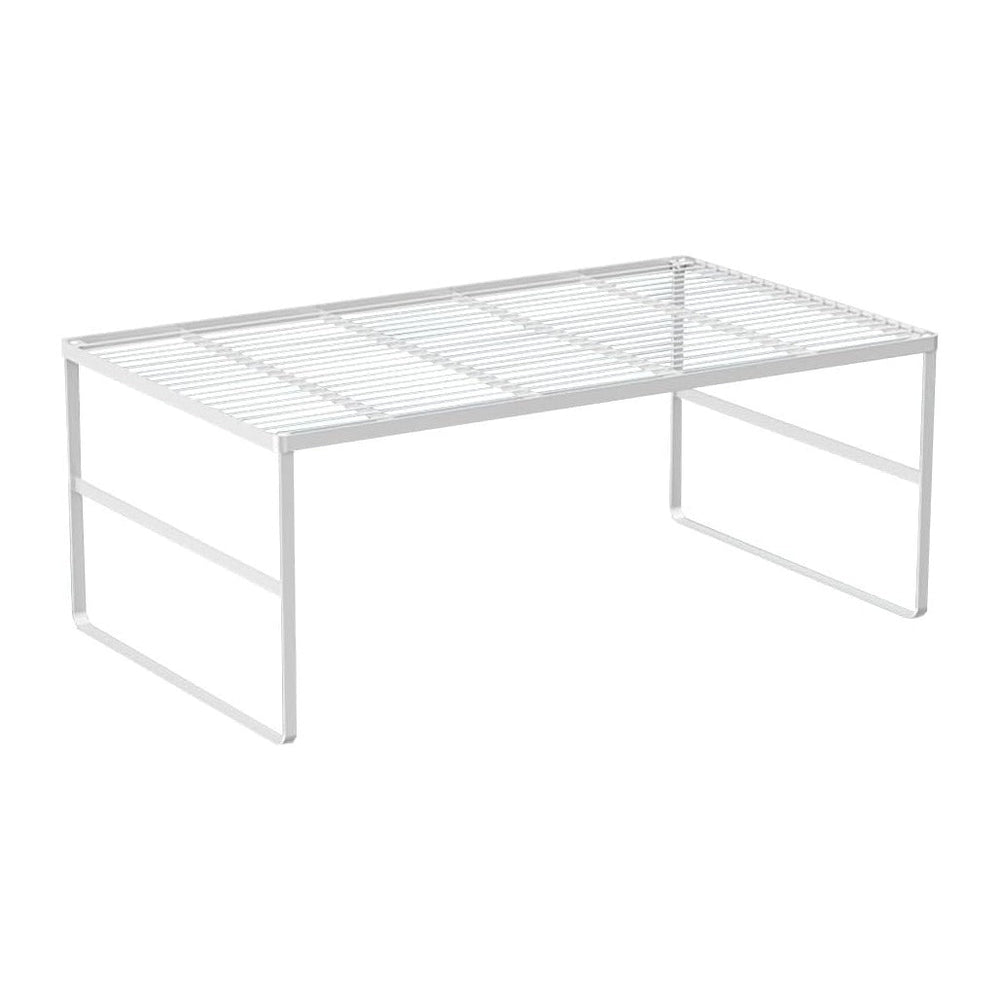 Kitchen Cabinet Storage Shelf Stackable Wire Spice Rack Organizer Heavy Duty ...