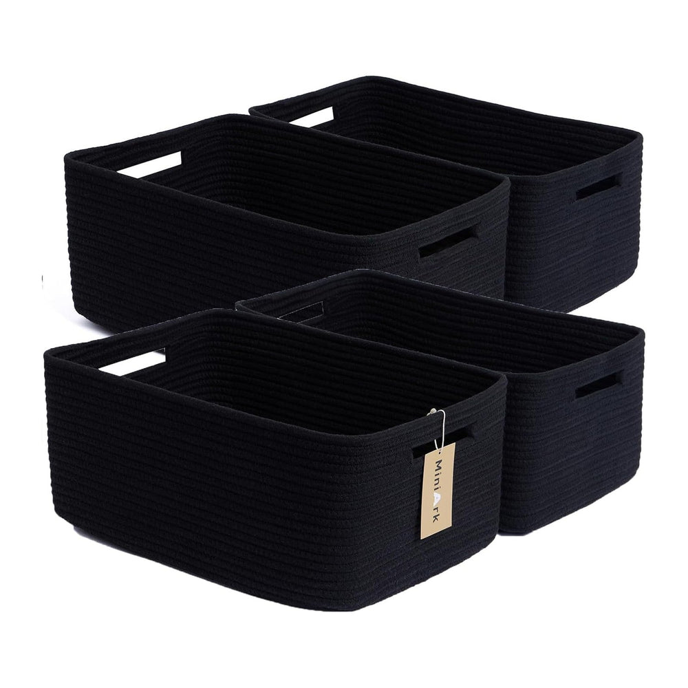 Large Storage Baskets for Organizing, Closet Shelf Baskets for Clothes Blanke...