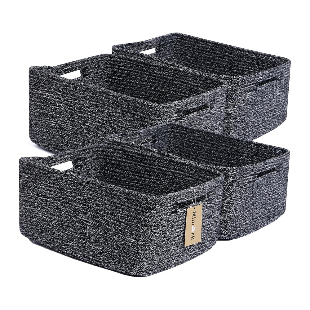 Large Storage Baskets for Organizing, Closet Shelf Baskets for Clothes Blanke...