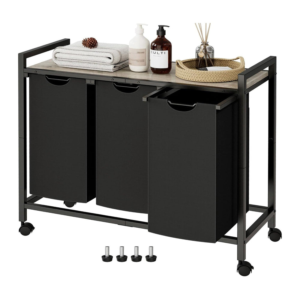 Laundry Hamper, Laundry Basket, Laundry Sorter with 2 Pull-Out and Removable ...