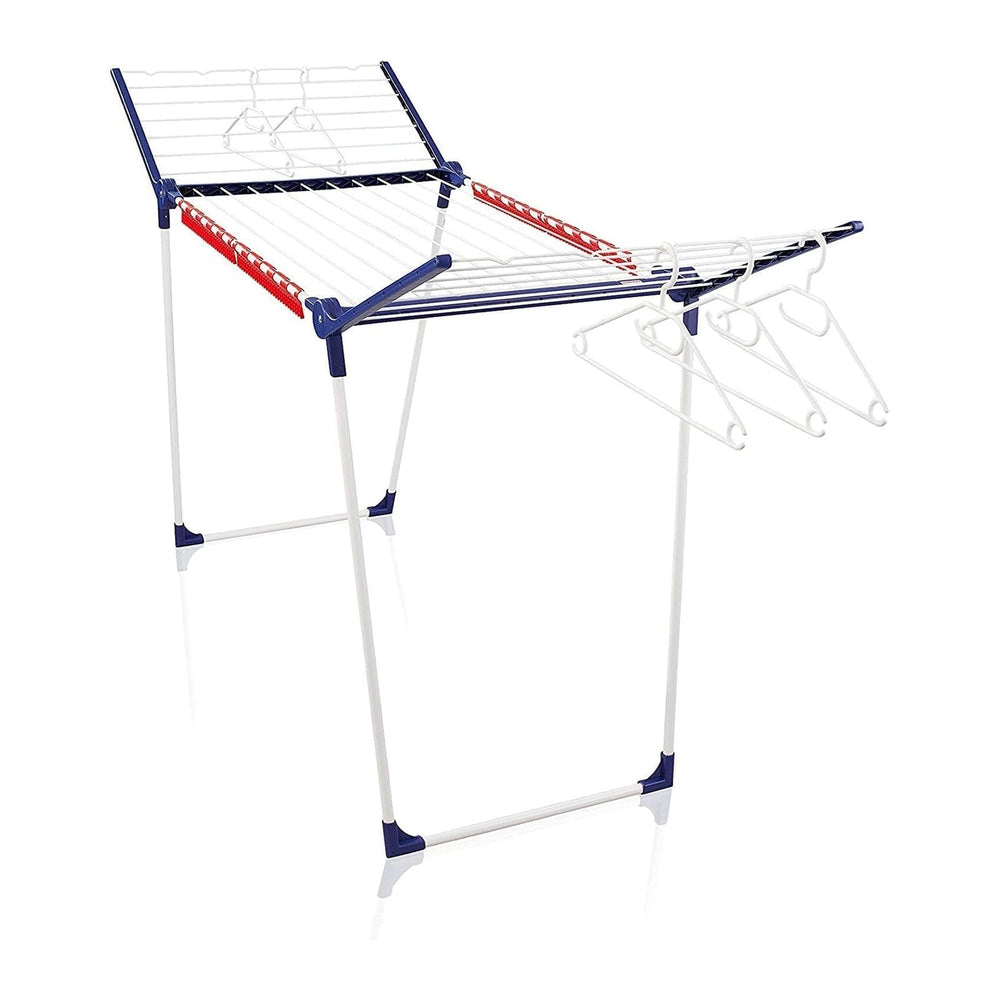 Leifheit Pegasus 200 Solid Standing Clothes Airer with Accessories, Folding C...