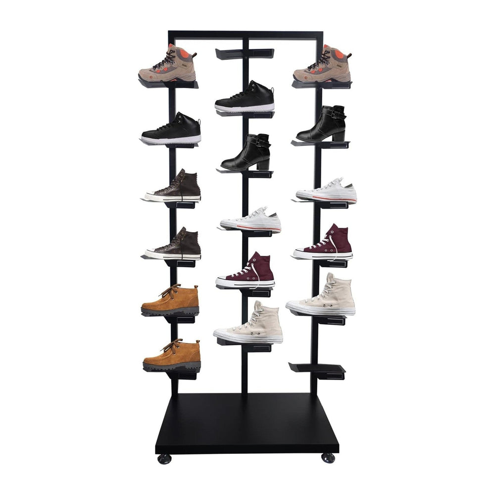 lesolar Commercial Clothing Store Shoe Rack, Holds 18 Shoes