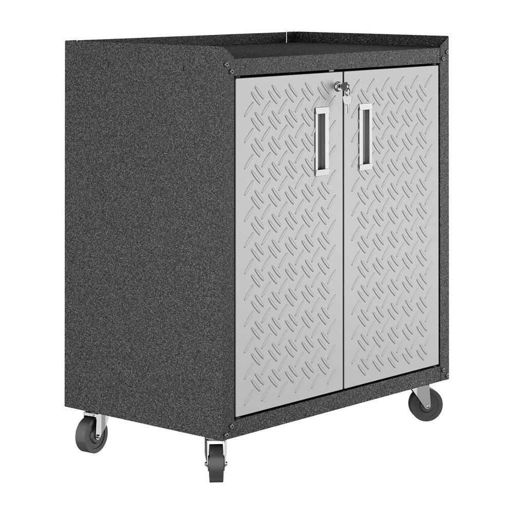 Manhattan Comfort Fortress Collection Modern Designed Mobile Storage Garage C...