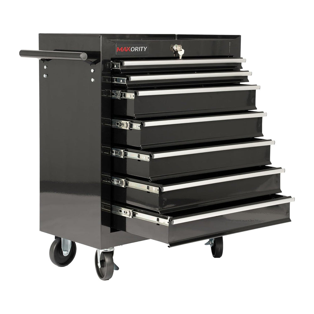 Maxority 7-Drawer Heavy-Duty Rolling Tool Chest Cabinet with Lock Mobile Cart...