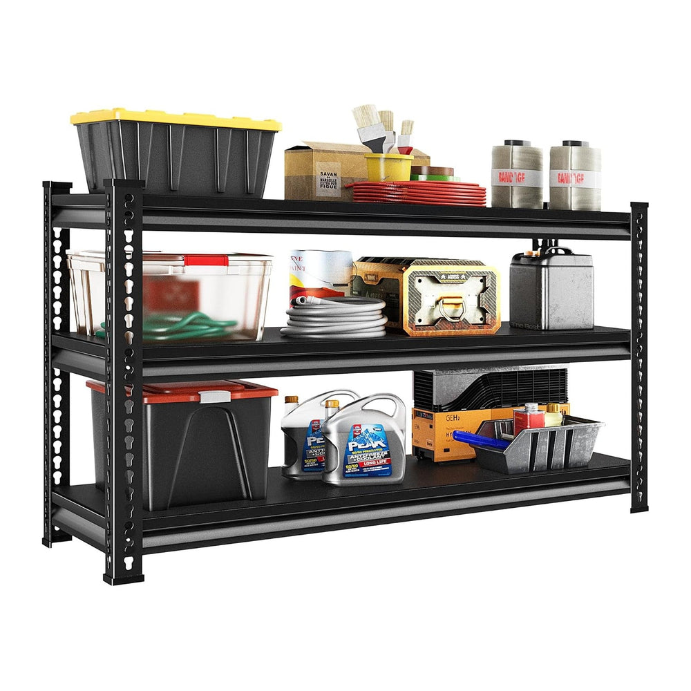 Metal Garage Shelving Heavy Duty,1530LBS Loads Garage Storage Shelves, 48”W 3...