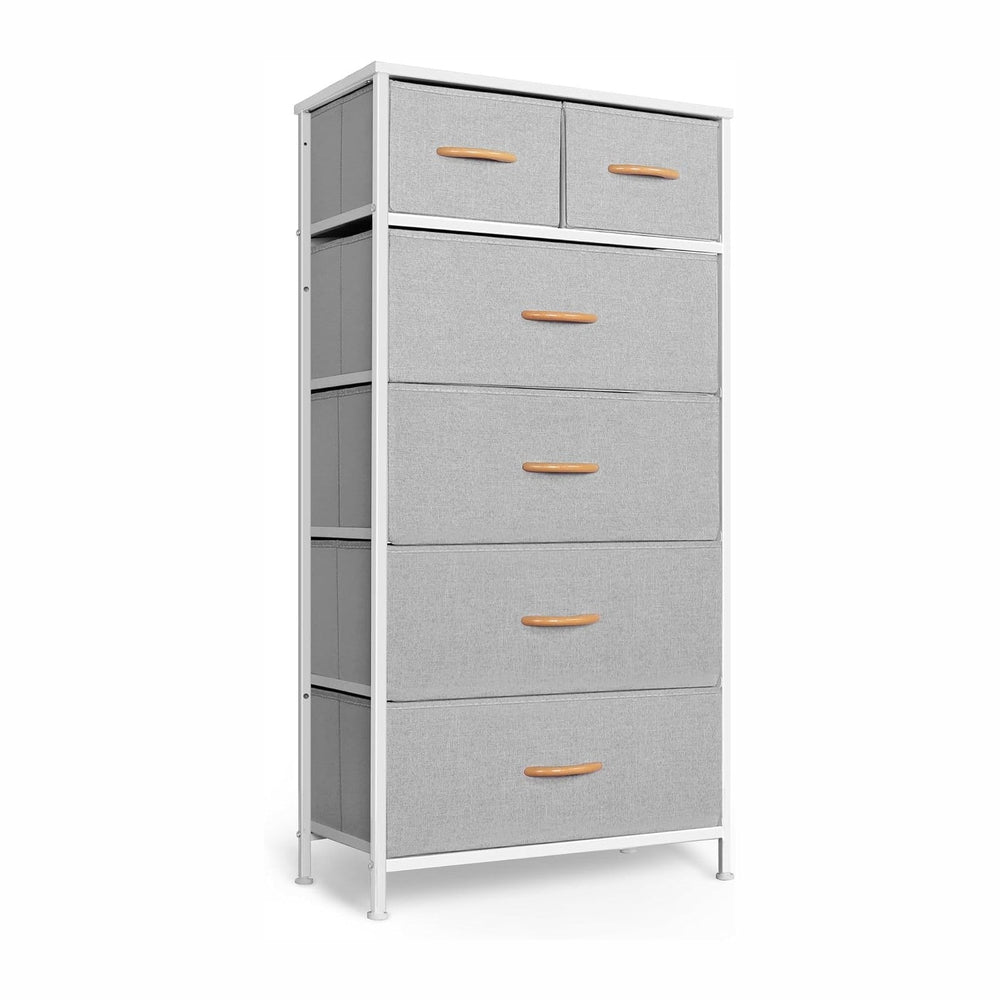 Mifuro Tall Dresser for Bedroom, Vertical Storage Organizer Tower with 6 Draw...