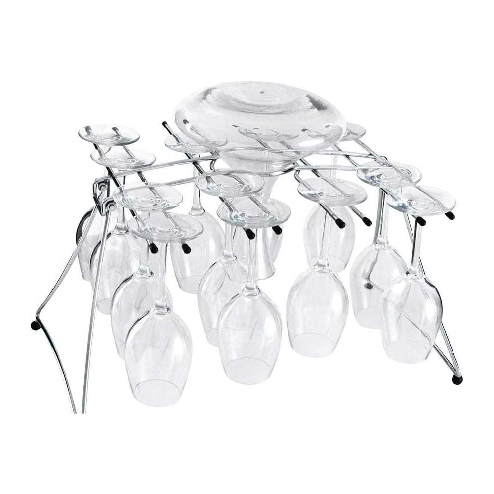 Oenophilia Fusion Stemware Wine Decanter Drying and Storage Rack - 16 Wine Gl...