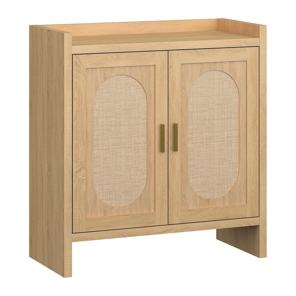 Panana 5 Layer Farmhouse Style Shoe Cabinet, Wooden Freestanding Shoe Rack wi...