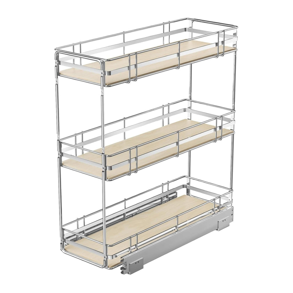 Pull Out Spice Rack Cabinet Organizer 8" W x 20½" D, 3 Tier Heavy D...