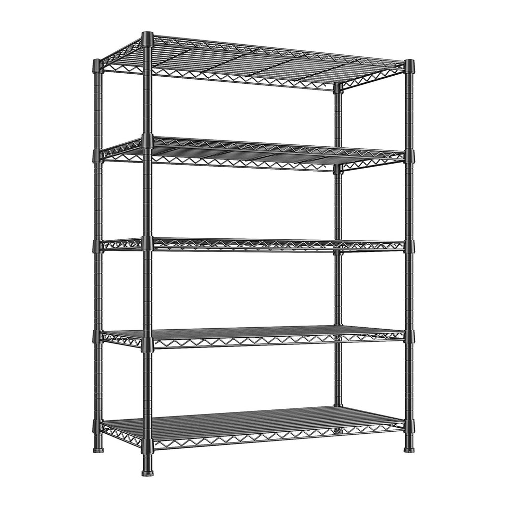 REIBII Metal Shelving, 1500LBS Heavy Duty&71" H Space Saving, for Ki...