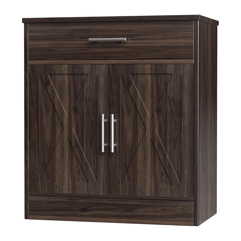 Shintenchi Farmhouse Storage Cabinets with Doors and Shelves,Kitchen Barn Doo...