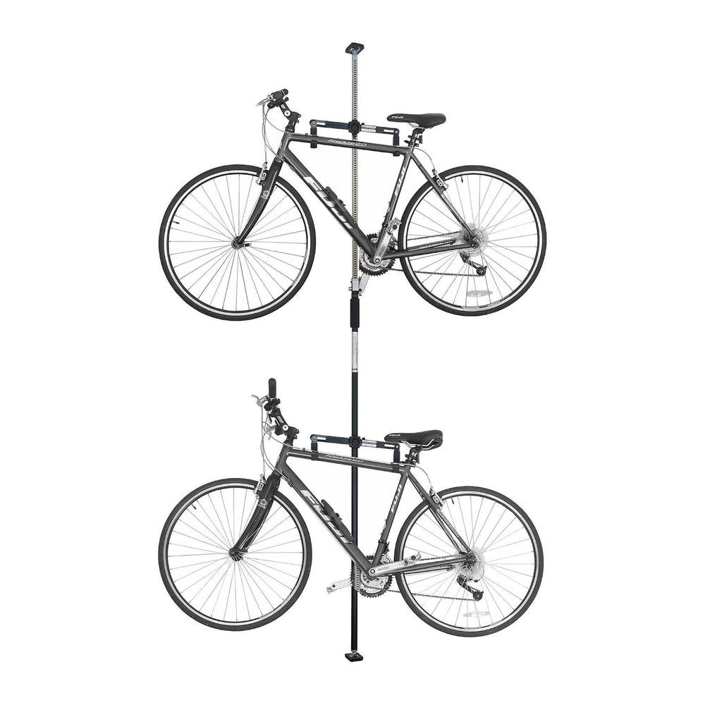 SPAREHAND Q-RAK II - Dual Bike Storage System - CP - Bike Rack Garage Storage...