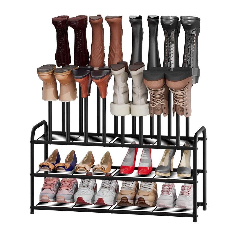 viewcare Tall Boot Rack, Long Boot Rack Organiser, Tall Boots with Shoe Rack ...