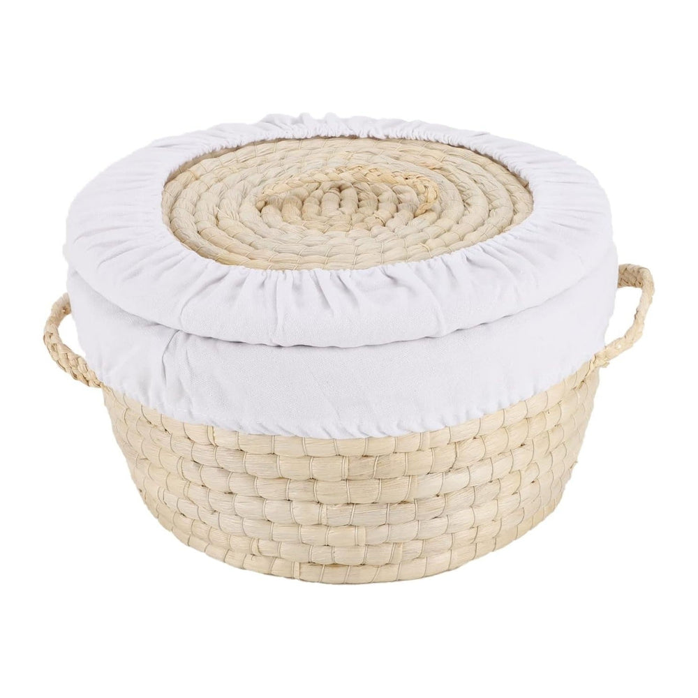 YAHUAN Round Bread Basket Serving Woven Bread Baskets Wicker Baskets Sourdoug...