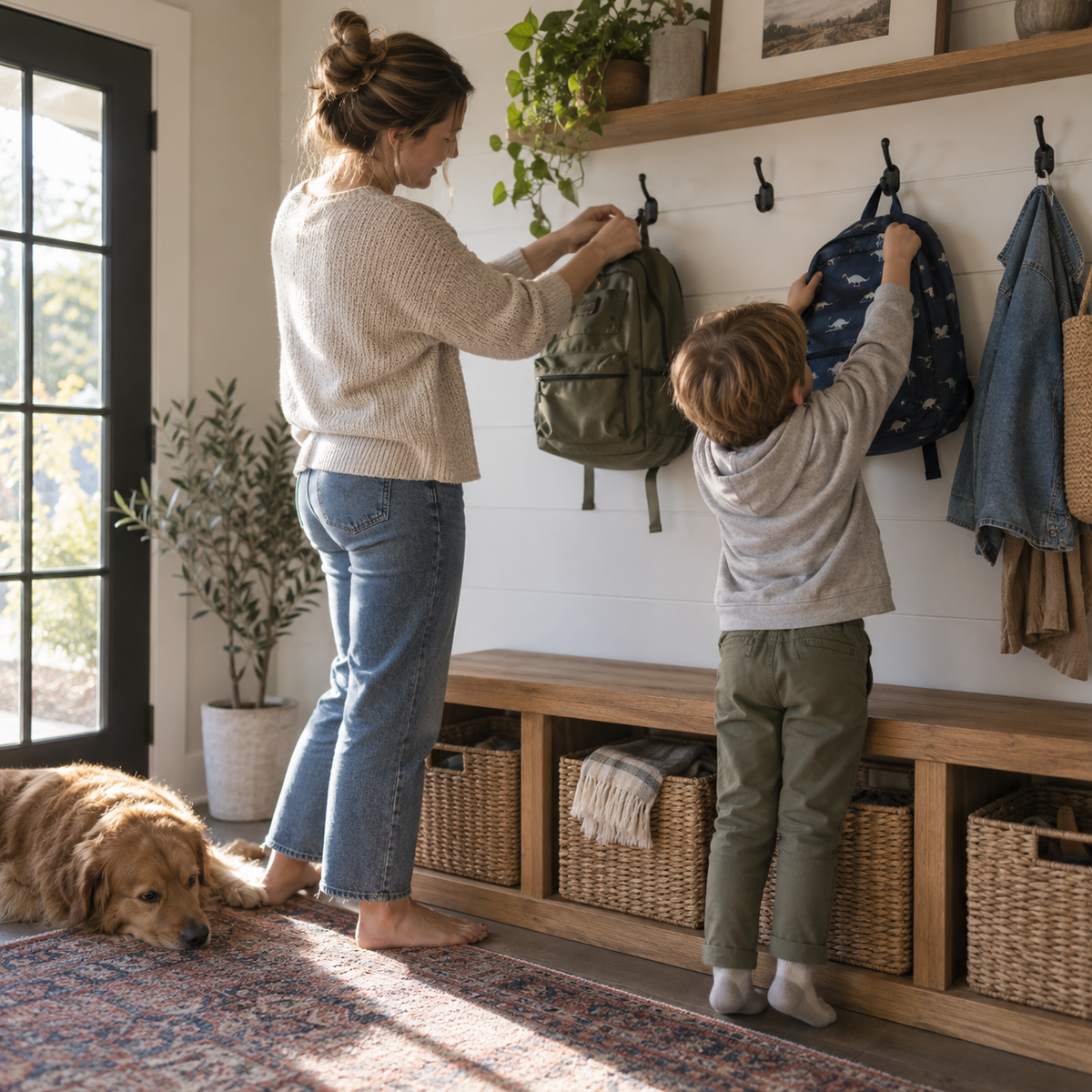 A 30-Minute Entryway Drop Zone