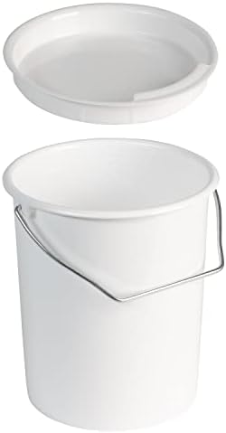 Westmark 2 Milk/Storage/Food Buckets with Handle and Lid, Capacity: 2 L and 3...