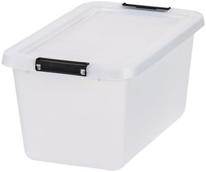 IRIS USA 6-Pack 13.5 Quart Clip Box with Latching Lid