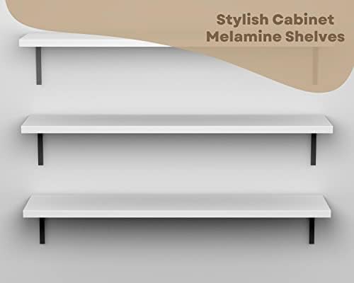 B&B HARDWARE Cabinet Shelves - Melamine 1/2'' Thick - Custom Orga...