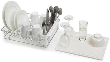 SunnyPoint 304 Stainless Steel Compact Dish Drying Rack, 15.3"x11.6&quot...