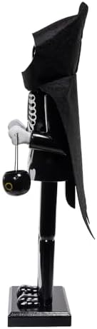 Kurt Adler 15-inch Wooden Halloween Skull Nutcracker