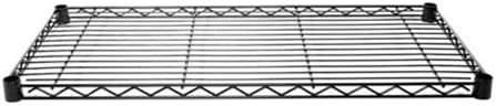 Shelving Inc. 18" d x 48" w x 34" h Black Wire Shelving with 3...
