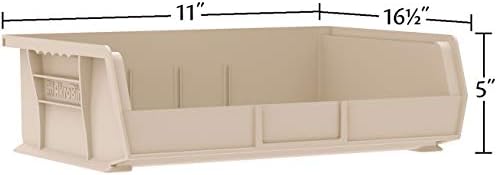 Akro-Mils 30255 AkroBins Plastic Storage Bins, 11"x16"x5", Sto...