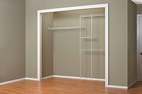 ClosetMaid Wire Closet Organizer System, Adjustable from 5 to 8 Ft., with She...