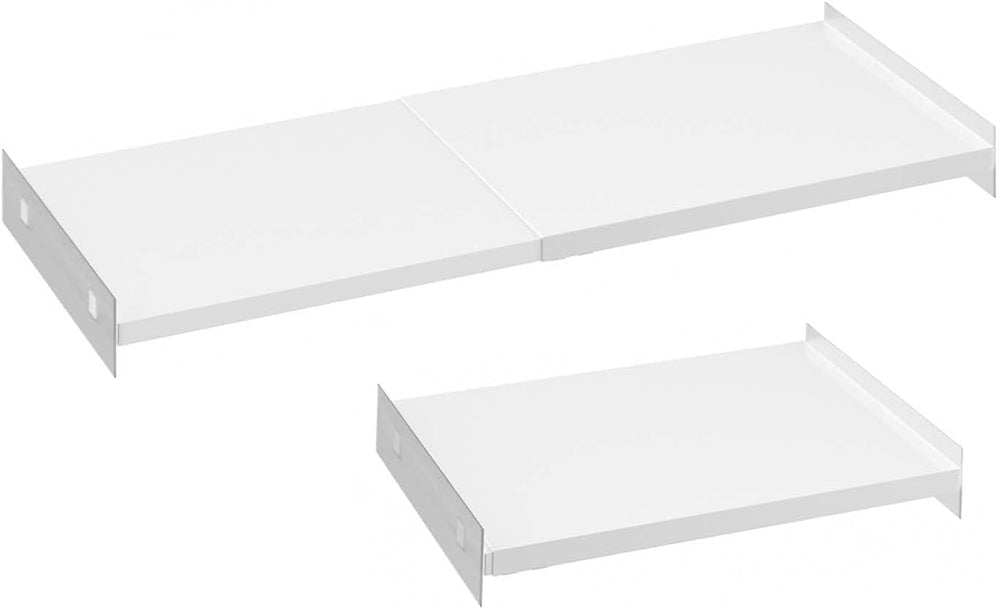 Expandable Closet Shelves, Adjustable Metal Closet Organizers and Storage She...