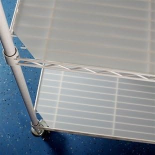 Shelving Inc. 18" d x 42" w Translucent Wire Shelf Liners, 4 Count