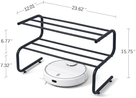 Small Metal Shoe Rack, 2 Tier 5-Shaped Shoe Storage Organizer (9 Pairs)