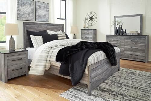 Signature Design by Ashley Bronyan Contemporary 6 Drawer Dresser, Gray