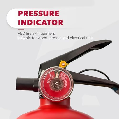 ABC Fire Extinguisher for Home & Vehicle - 2.5 lb 1-A:10-B:C Rated, Dry C...