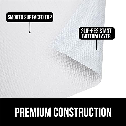 Gorilla Grip Ribbed Drawer Liner and Smooth Shelf Liner, Ribbed Liner Size 12...