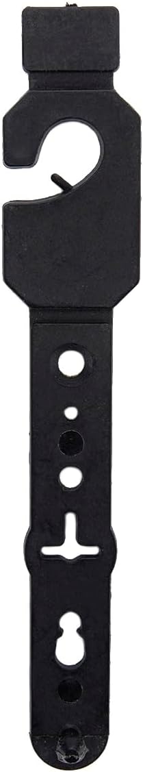 Black Plastic Belt Hangers - Pack of 100