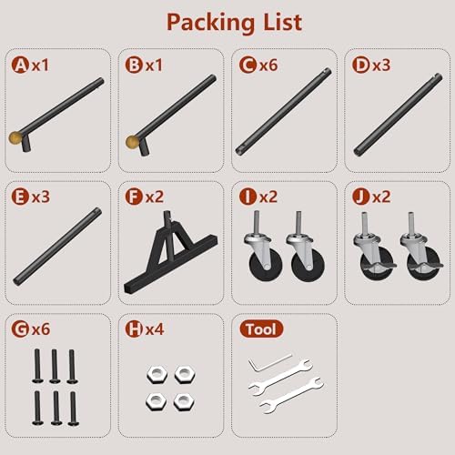 Rolling Garment Rack - Retractable Clothes Rack with Hanging Rods, Lockable W...