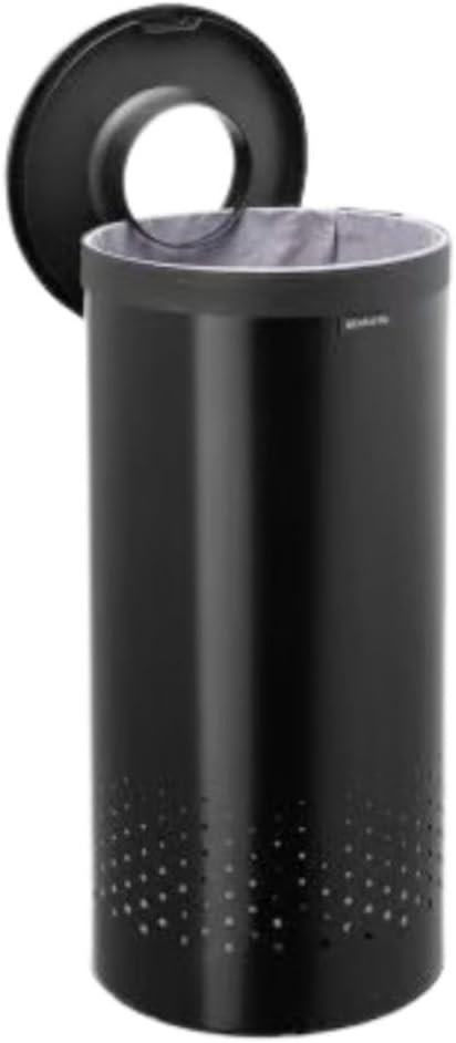Brabantia Laundry Basket with Lid | 9 Gal Washing Hamper with Removable Cotto...