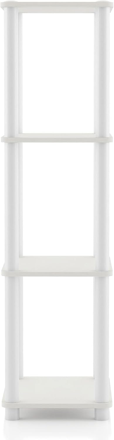 Homes: Inside + Out Apexa Modern 4-Tier Narrow Shelving Units, Collectibles D...