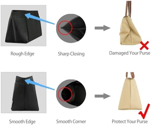 ZTUJO Purse Organizer Insert For Handbag & Tote Shaper,Tote Bag Organizer...