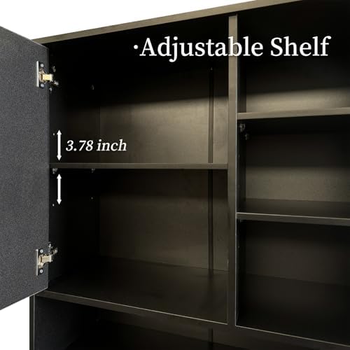 Tall Laundry Cabinet with Double Tilt Out Laundry Hamper, Freestanding Floor ...