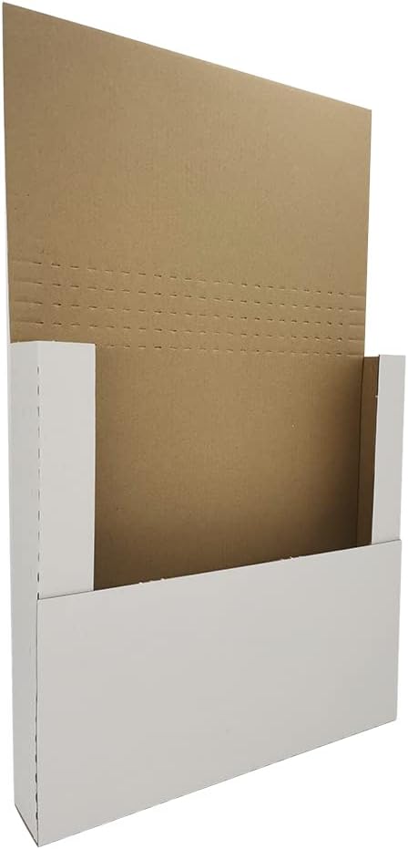 50 Pack Vinyl Record Shipping Mailing Box Mailers, 12.5" x 12.5" x ...