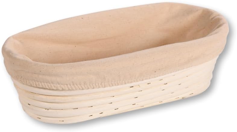 Kesper Proofing Basket, Material: Rattan, Textile Lining (Removable), Dimensi...