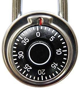 FIGODE® Locker Lock, Combination Lock, Black Dial, Each Lock with Different C...
