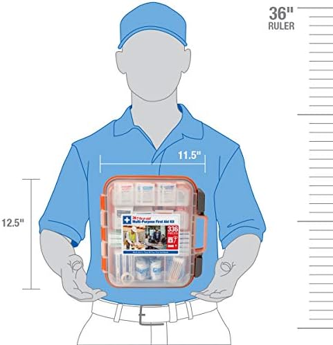 24/7 First Aid OSHA Compliant First aid Kit, All-Purpose 100-Person Emergency...
