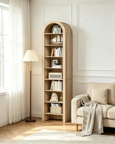 CHOEZON 71" Tall Arched Shoe Cabinet, 8-Tier Shoe Storage Cabinet, Shoe ...