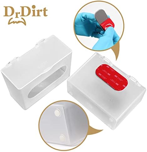 DrDirt Bamboo Facial Tissues Bundle, 63 Packs, 3-Ply, 3 Dispensers