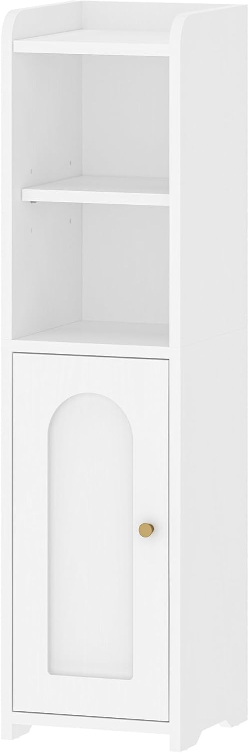 Hzuaneri Small Bathroom Storage Cabinet, Narrow Toilet Paper Cabinets