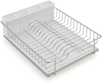 SunnyPoint 304 Stainless Steel Compact Dish Drying Rack, 15.3"x11.6&quot...
